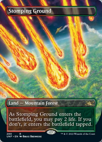 Mtg stomping ground foil - ground,