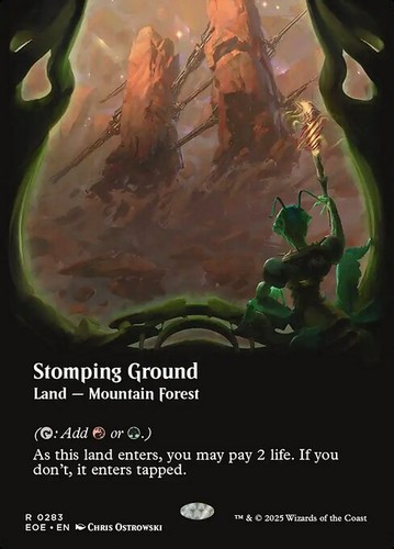 Mtg stomping ground 283 - stomping,