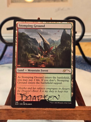 Mtg stomping ground secret - mtg,