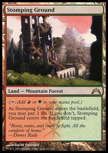 Mtg stomping ground - ground,
