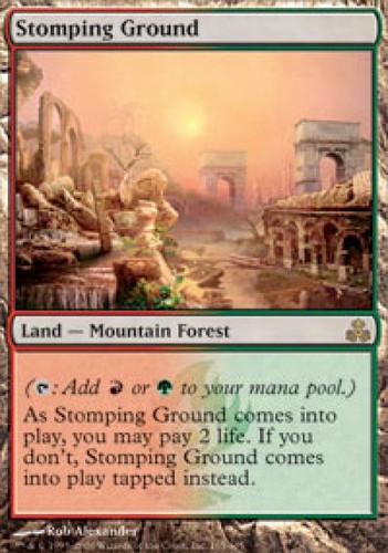 Mtg english stomping ground - mtg,