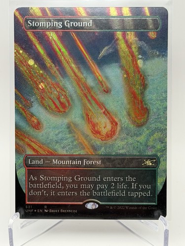 Mtg stomping ground - ground, borderless