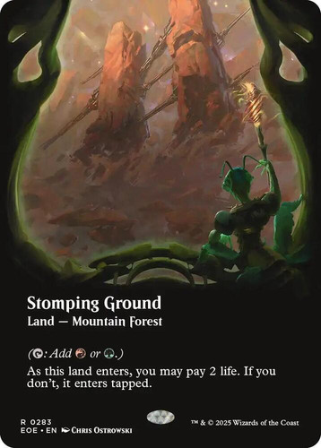 Stomping ground - ground,