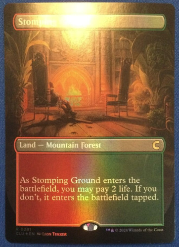 Mtg magic stomping ground foil - stomping,