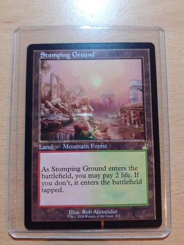 Stomping ground retro frame - retro,