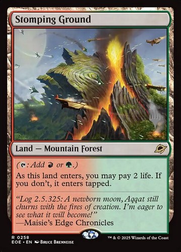 Mtg stomping ground - mtg, exc