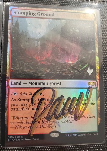 Mtg stomping ground promo - stomping,